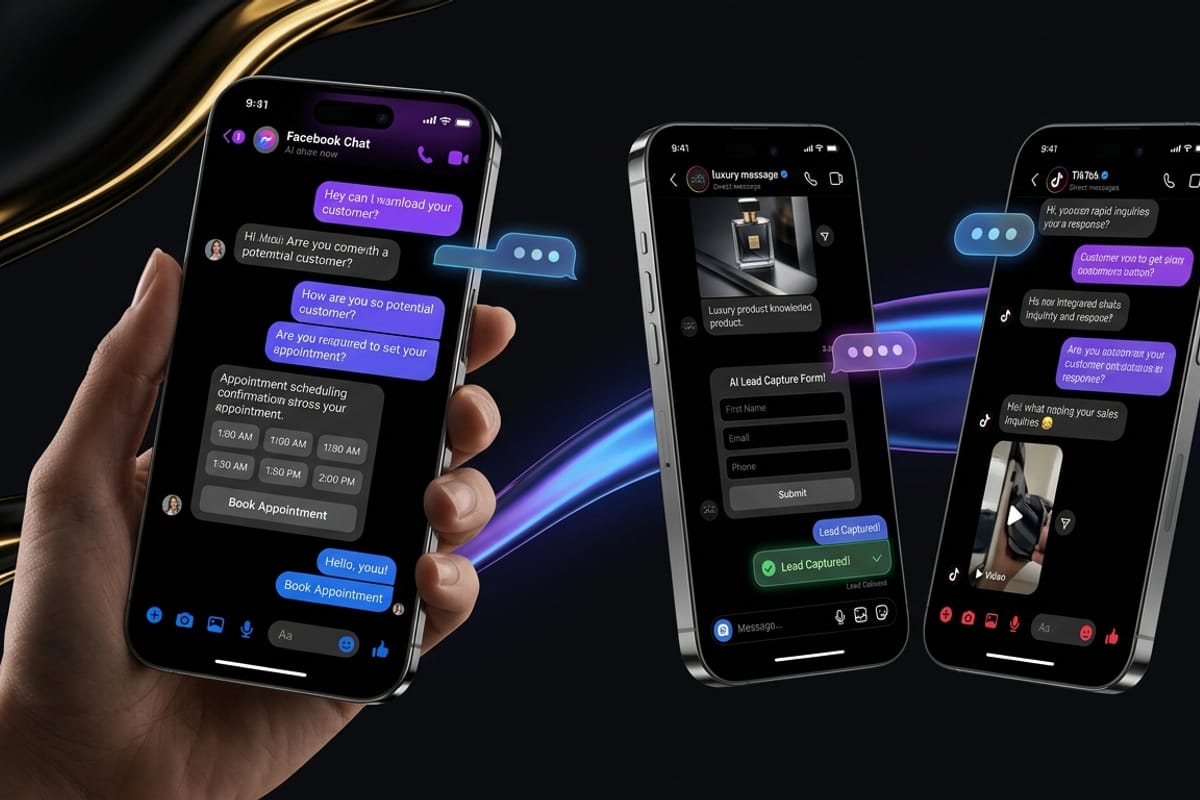 AI Sales Strategist on Facebook Messenger, Instagram and TikTok